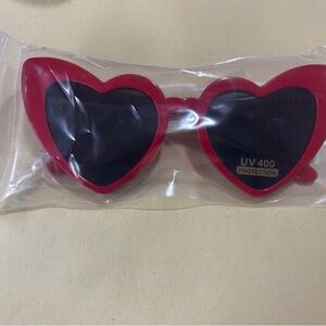 Heart-Shaped Red Sunglasses- Taylor swift inspired